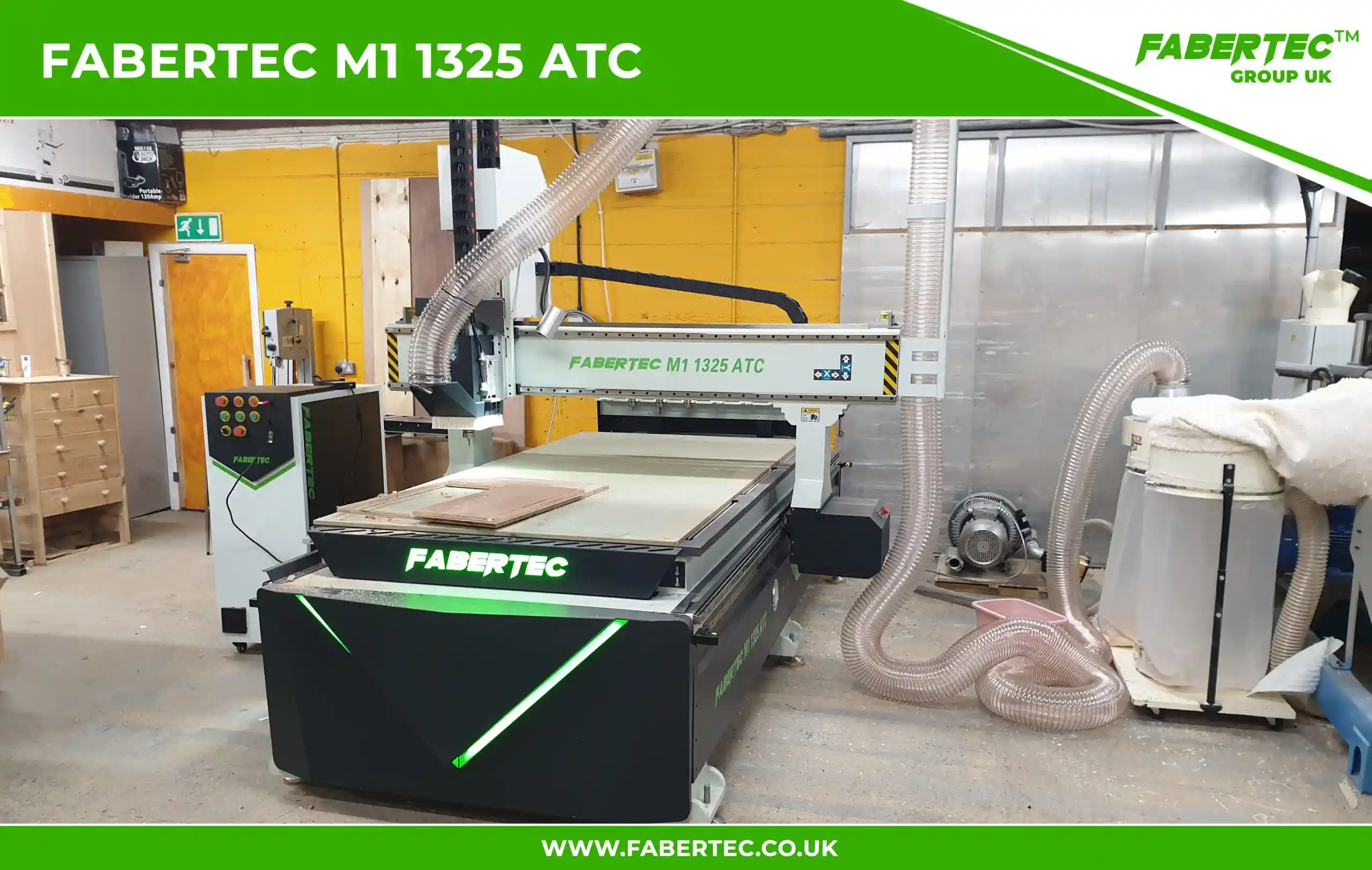 Centre Router FABERTEC M2 1530 - Fabertec Group UK