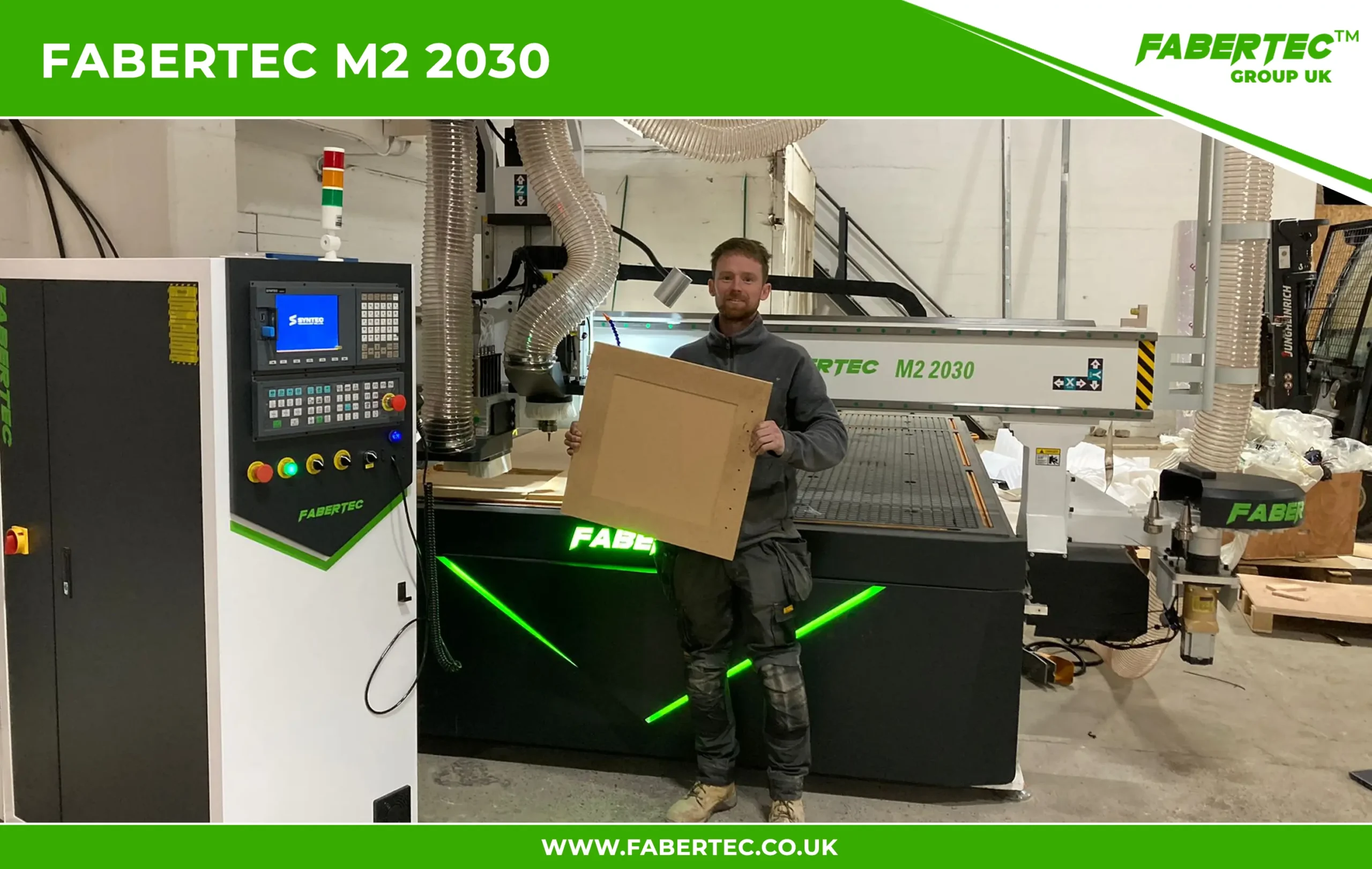 Fabertec Router Guard Faberetc M2 2030 12 ATC with Drill Head - Fabertec Group UK